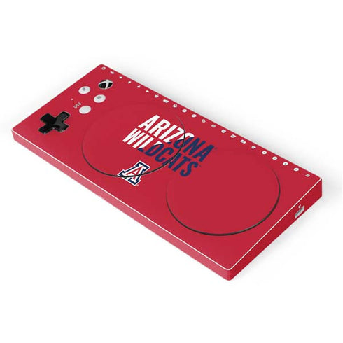 University of Arizona Wildcats Logo Split Red Xbox Adaptive Controller Skin