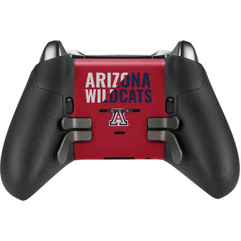 University of Arizona Wildcats Logo Split Red Xbox Elite Wireless Controller Series 2 Skin