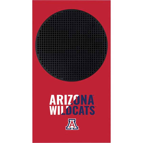 University of Arizona Wildcats Logo Split Red Xbox Series S Console Skin