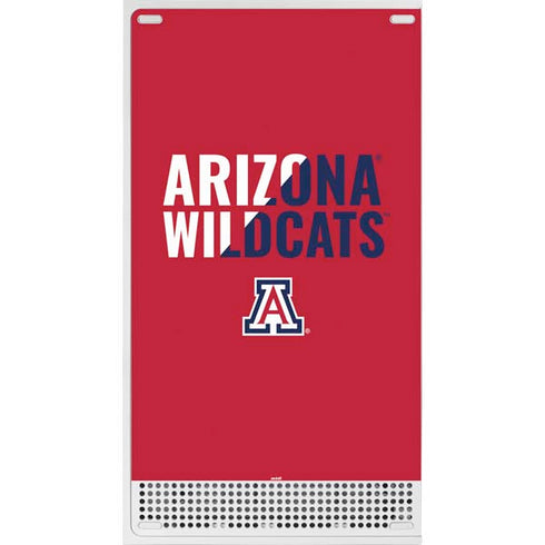 University of Arizona Wildcats Logo Split Red Xbox Series S Console Skin