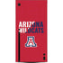 University of Arizona Wildcats Logo Split Red Xbox Series X Console Skin