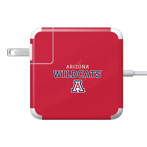University of Arizona Wildcats Red 85W Power Adapter (15 and 17 inch MacBook Pro Charger) Skin