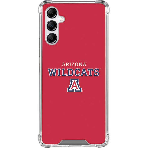 University of Arizona Wildcats Red Galaxy A14 5G Clear Case