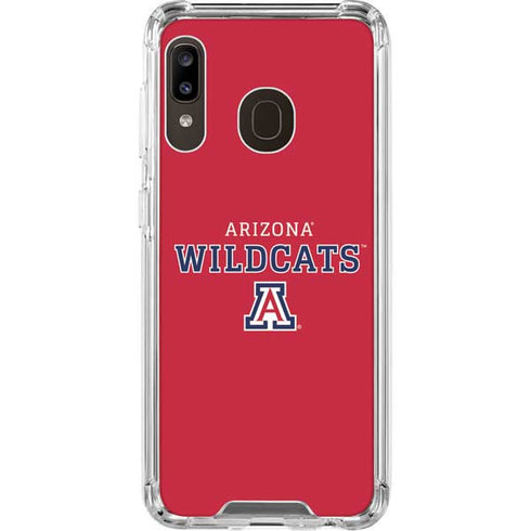 University of Arizona Wildcats Red Galaxy A30 Clear Case