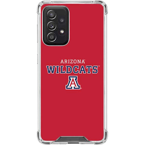 University of Arizona Wildcats Red Galaxy A52 5G Clear Case
