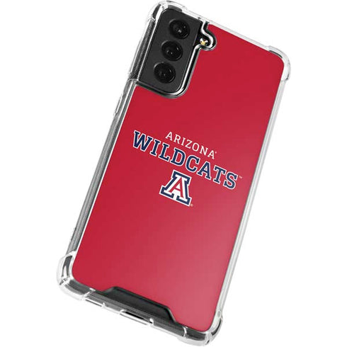 University of Arizona Wildcats Red Galaxy S21 FE Clear Case