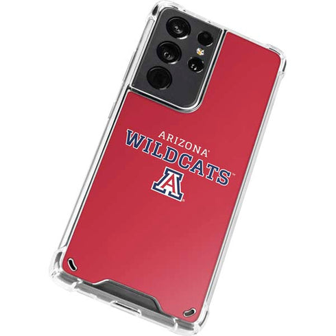 University of Arizona Wildcats Red Galaxy S21 Ultra 5G Clear Case