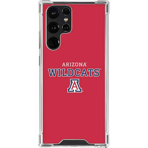 University of Arizona Wildcats Red Galaxy S22 Ultra Clear Case