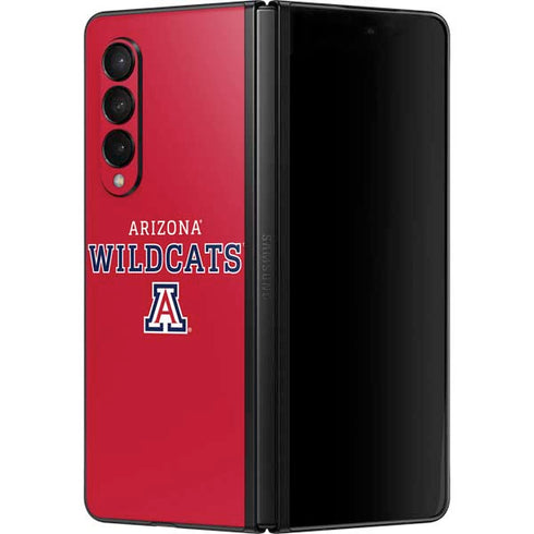 University of Arizona Wildcats Red Galaxy Z Fold3 5G Skin
