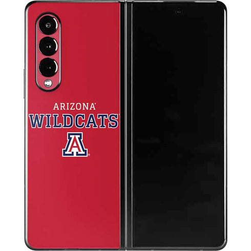 University of Arizona Wildcats Red Galaxy Z Fold3 5G Skin