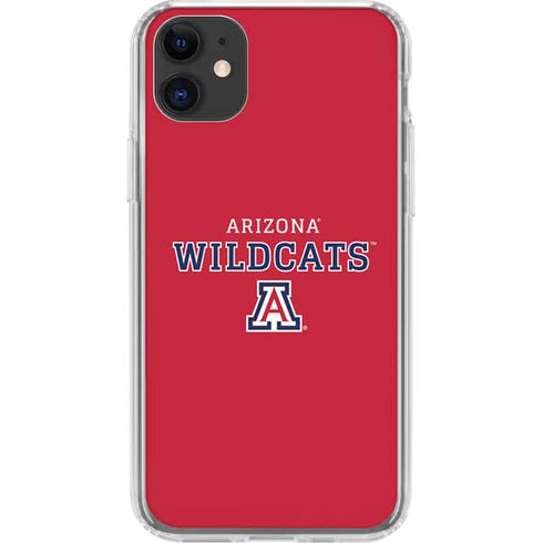 University of Arizona Wildcats Red iPhone 11 Clear Case
