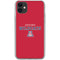 University of Arizona Wildcats Red iPhone 11 Clear Case