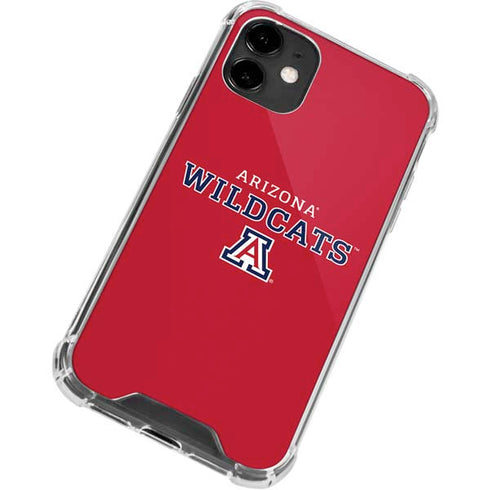 University of Arizona Wildcats Red iPhone 12 Clear Case