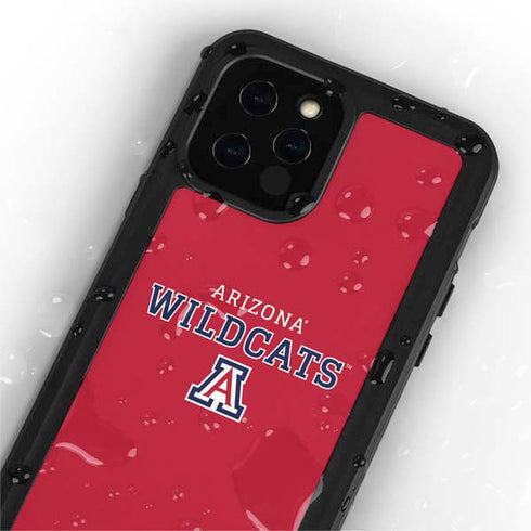 University of Arizona Wildcats Red iPhone 12 Pro Waterproof Case