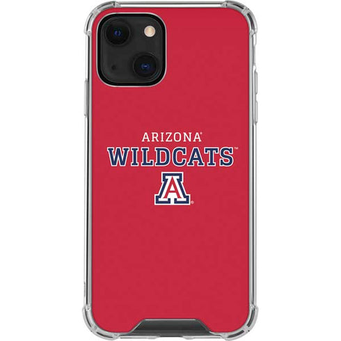 University of Arizona Wildcats Red iPhone 13 Mini Clear Case