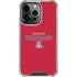 University of Arizona Wildcats Red iPhone 13 Pro Clear Case