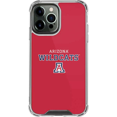 University of Arizona Wildcats Red iPhone 13 Pro Max Clear Case