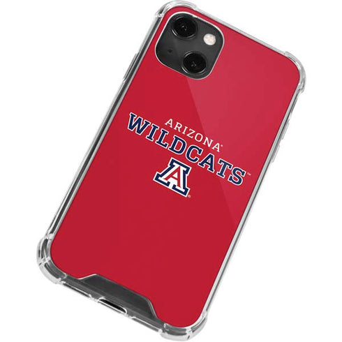 University of Arizona Wildcats Red iPhone 14 Plus Clear Case