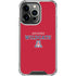 University of Arizona Wildcats Red iPhone 14 Pro Clear Case