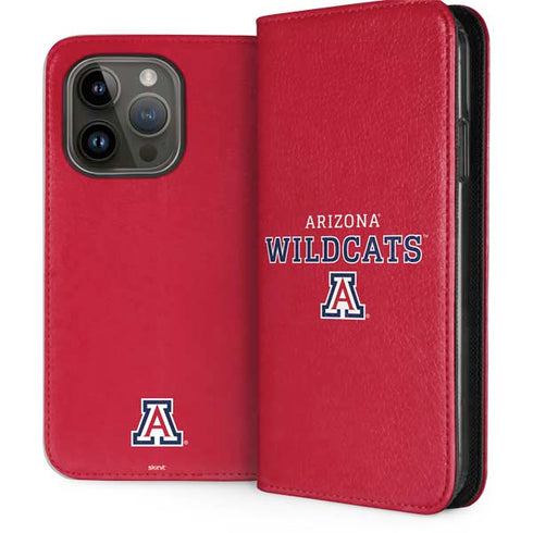 University of Arizona Wildcats Red iPhone 14 Pro Folio Case