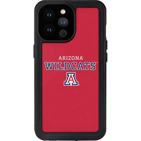 University of Arizona Wildcats Red iPhone 14 Pro Max Waterproof Case