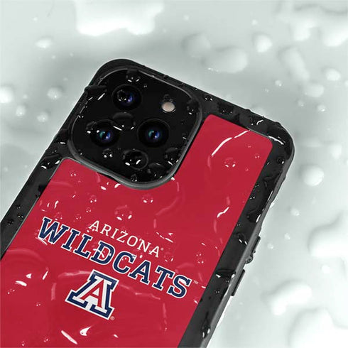 University of Arizona Wildcats Red iPhone 14 Pro Max Waterproof Case