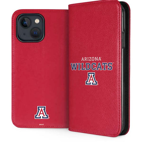University of Arizona Wildcats Red iPhone 15 Plus Folio Case