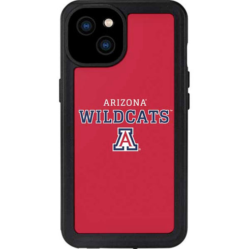 University of Arizona Wildcats Red iPhone 15 Plus Waterproof Case