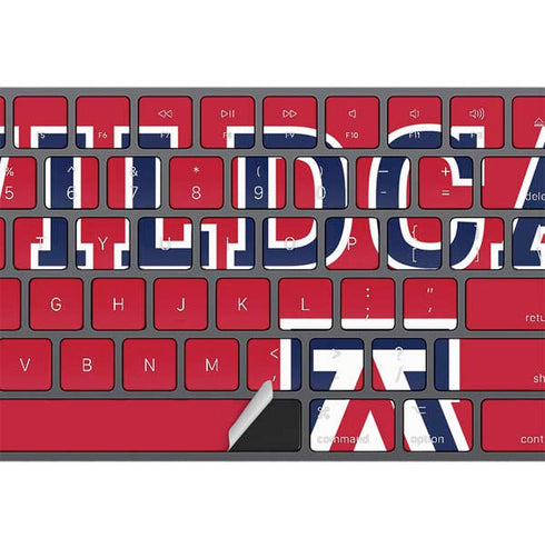 University of Arizona Wildcats Red Magic Keyboard with Numeric Keypad Skin