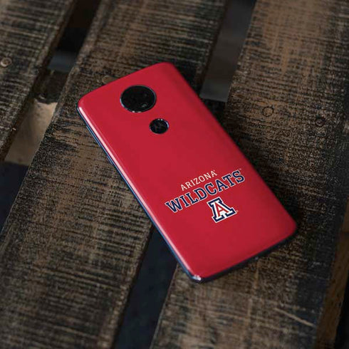 University of Arizona Wildcats Red Moto E5 Plus Skin