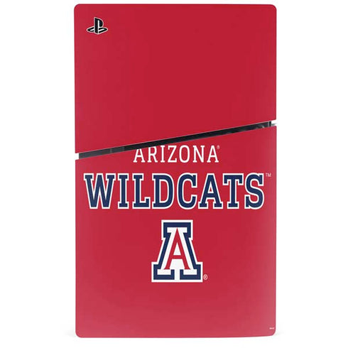 University of Arizona Wildcats Red PS5 Slim Disk Console Skin