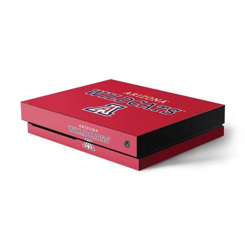University of Arizona Wildcats Red Xbox One X Console Skin