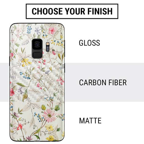 William Kilburn Wildflowers Galaxy S9 Skin
