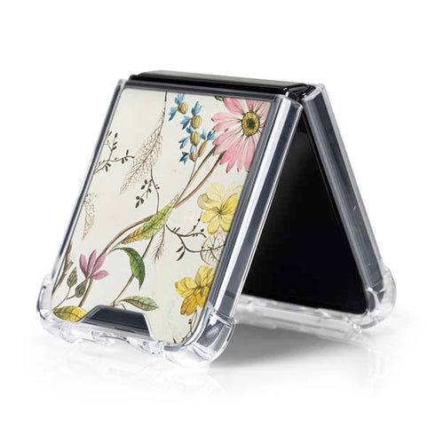 Wildflowers by William Kilburn Galaxy Z Flip5 5G Clear Case