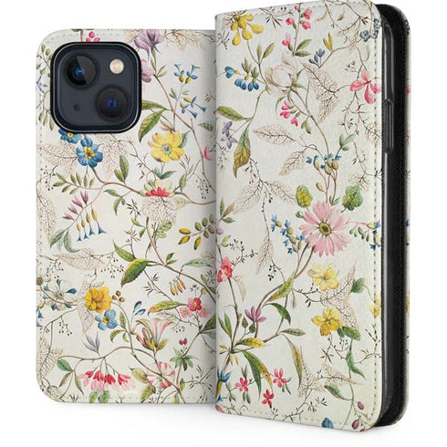 Wildflowers by William Kilburn iPhone 15 Plus Folio Case