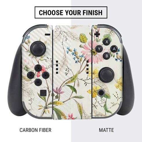 William Kilburn Wildflowers Nintendo Switch Bundle Skin