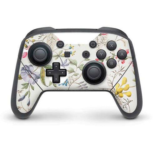 William Kilburn Wildflowers Nintendo Switch Pro Controller Skin
