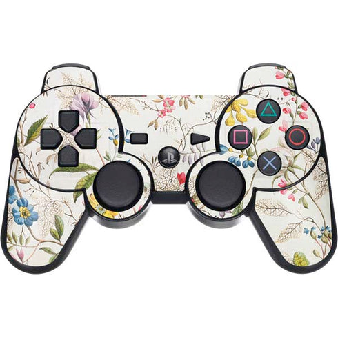 William Kilburn Wildflowers PS3 Dual Shock wireless controller Skin