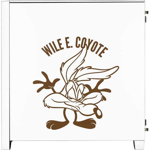 Looney Tunes Wile E Coyote Big Head Corsair 4000D Tempered Glass Mid-Tower ATX Case Skin