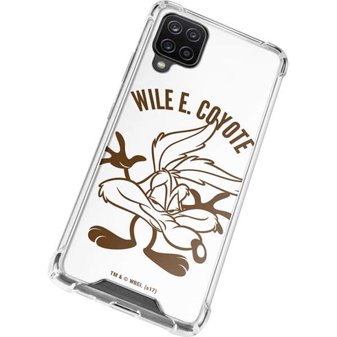 Looney Tunes Wile E Coyote Big Head Galaxy A12 Clear Case