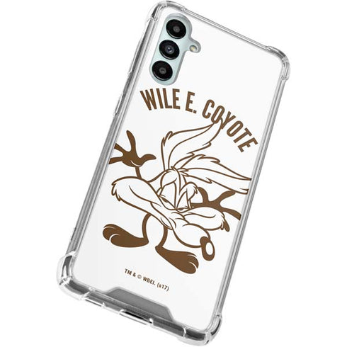 Looney Tunes Wile E Coyote Big Head Galaxy A15 5G Clear Case