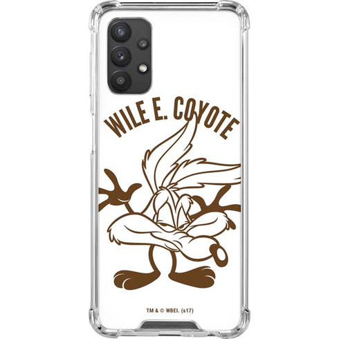 Looney Tunes Wile E Coyote Big Head Galaxy A32 5G Clear Case