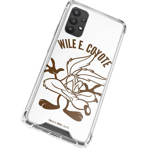 Looney Tunes Wile E Coyote Big Head Galaxy A32 5G Clear Case