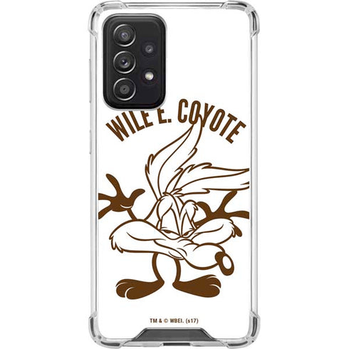 Looney Tunes Wile E Coyote Big Head Galaxy A52 5G Clear Case