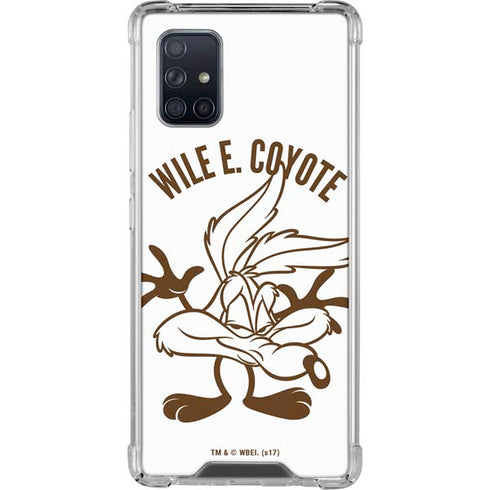 Looney Tunes Wile E Coyote Big Head Galaxy A71 5G Clear Case