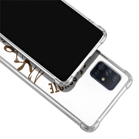 Looney Tunes Wile E Coyote Big Head Galaxy A71 5G Clear Case