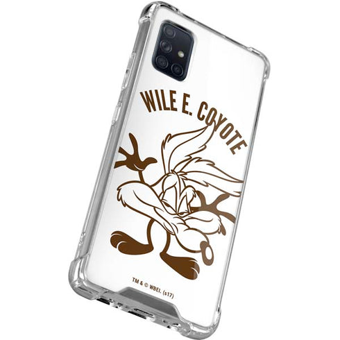 Looney Tunes Wile E Coyote Big Head Galaxy A71 5G Clear Case