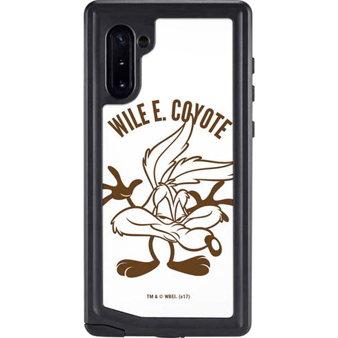 Looney Tunes Wile E Coyote Big Head Galaxy Note 10 Waterproof Case