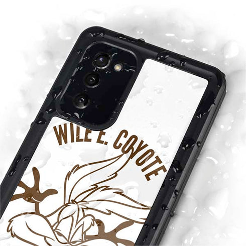 Looney Tunes Wile E Coyote Big Head Galaxy Note20 5G Waterproof Case