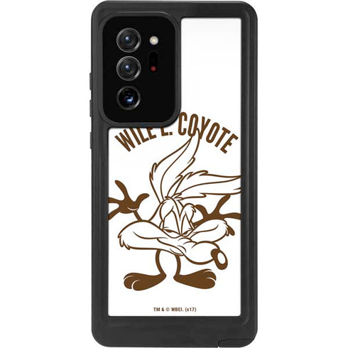 Looney Tunes Wile E Coyote Big Head Galaxy Note20 Ultra 5G Waterproof Case